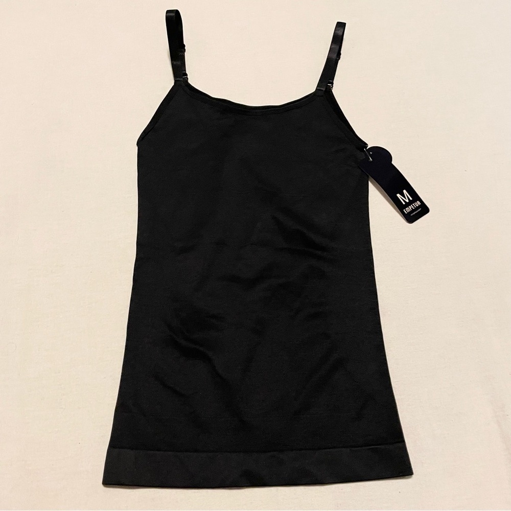 Empetua Shaper Cami Womens Medium Black Compression Adjustable Straps
